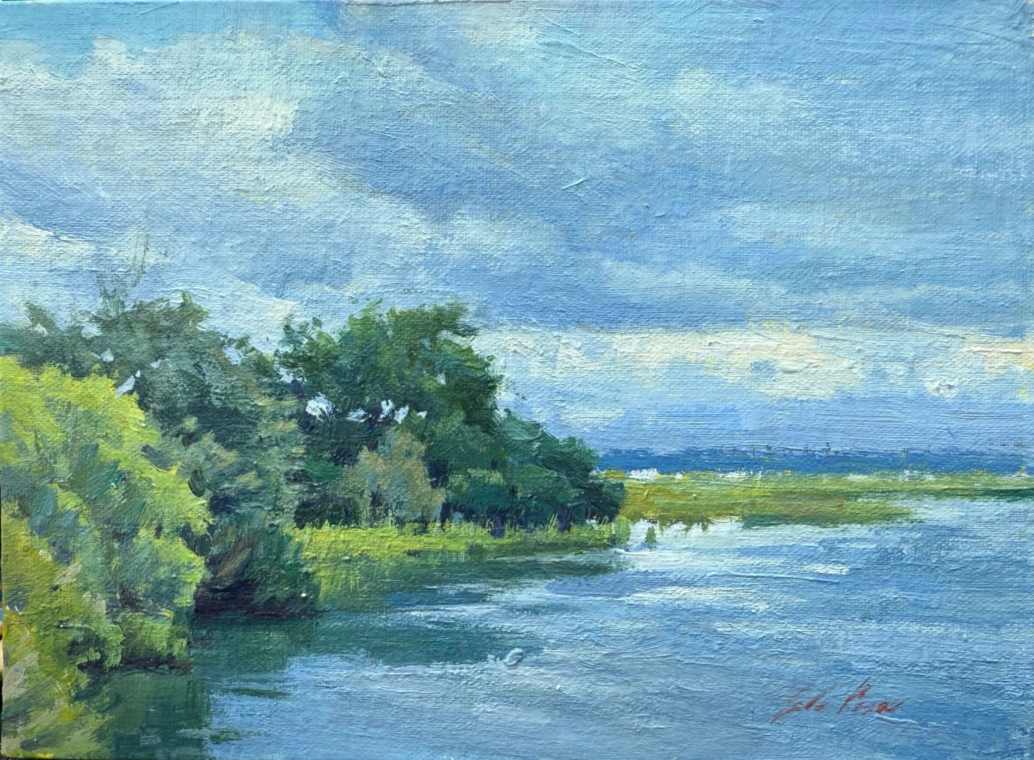Carolina Blues by John Poon at LePrince Galleries